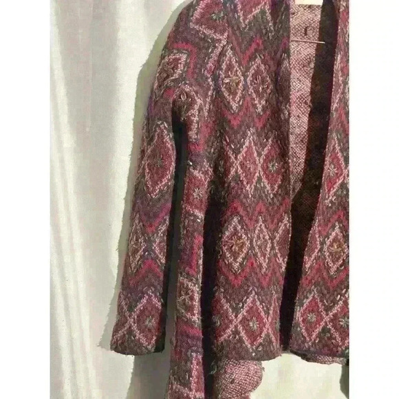 Sleeping on Snow Anthropologie Open Front Cardigan Long Sleeve Wool blend XS/TP - Picture 3 of 11